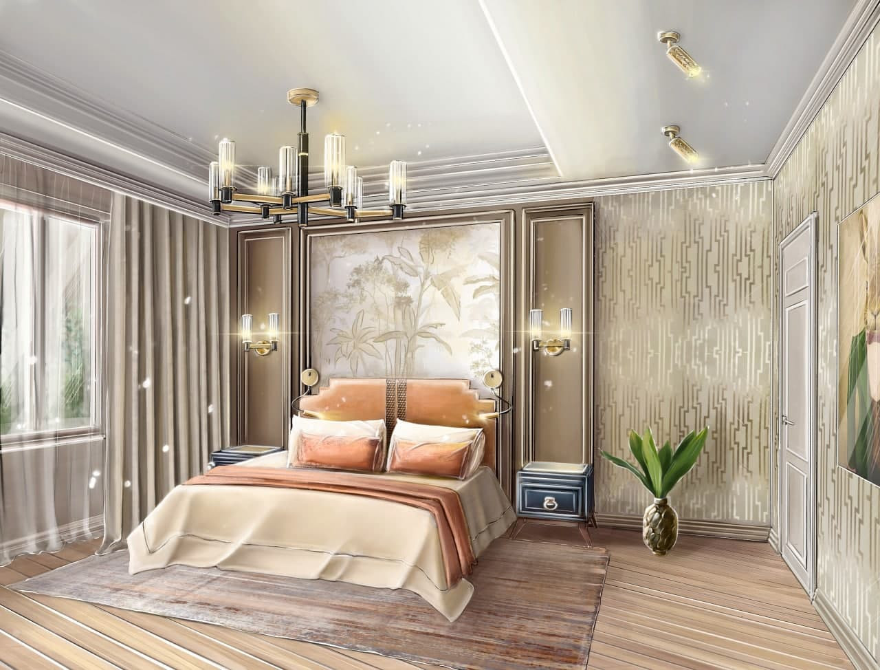 Загородный дом в английском стиле.