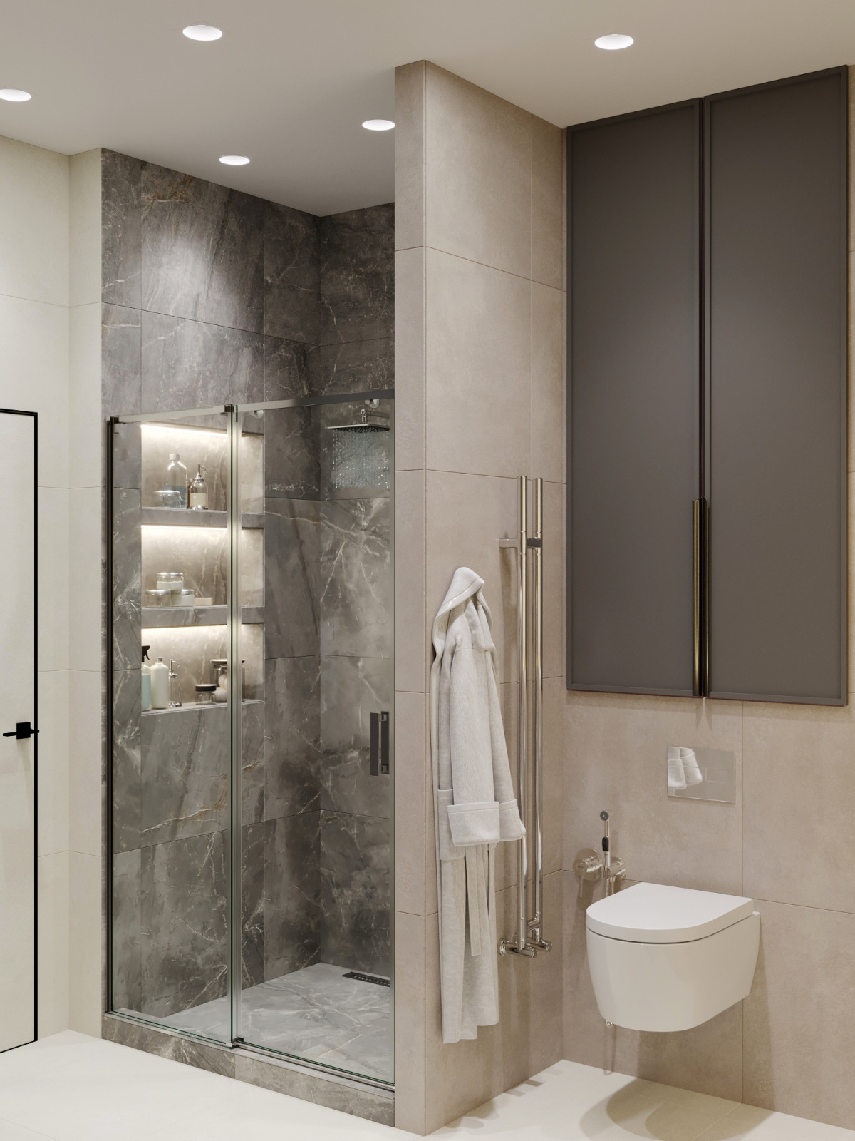 Квартира в серых тонах