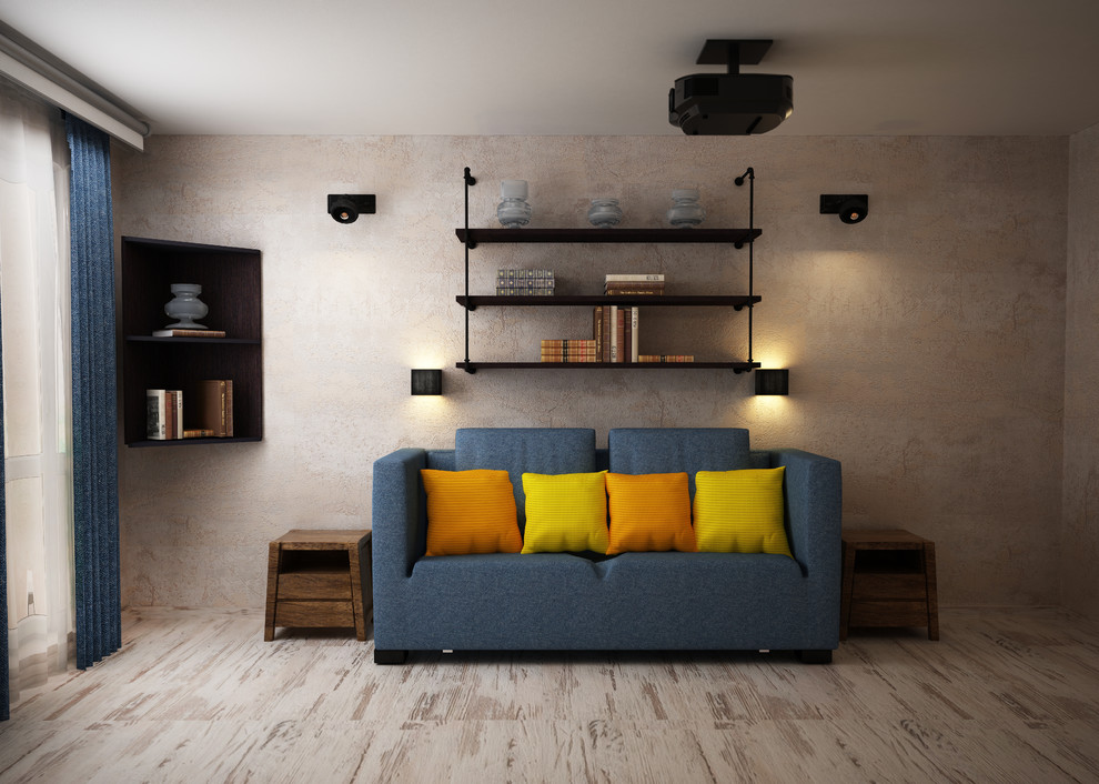 Дизайн-проект небольшой квартиры в стиле ЛОФТ