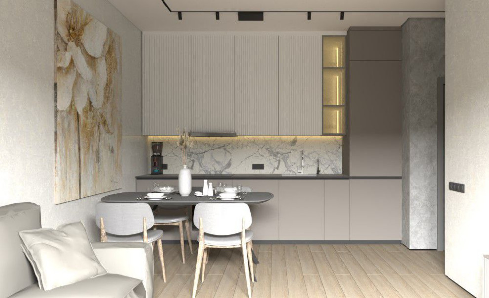 Дизайн интерьера квартиры в ЖК Клевер Парк, Екатеринбург