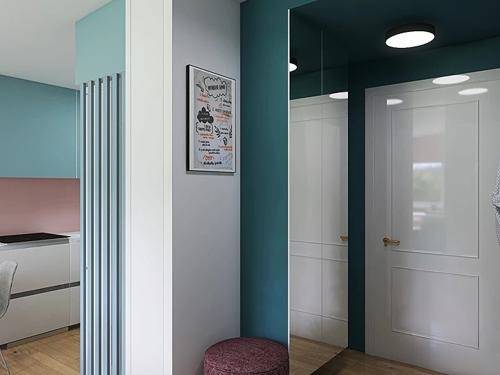 однокомнатная квартира для семьи с малышом