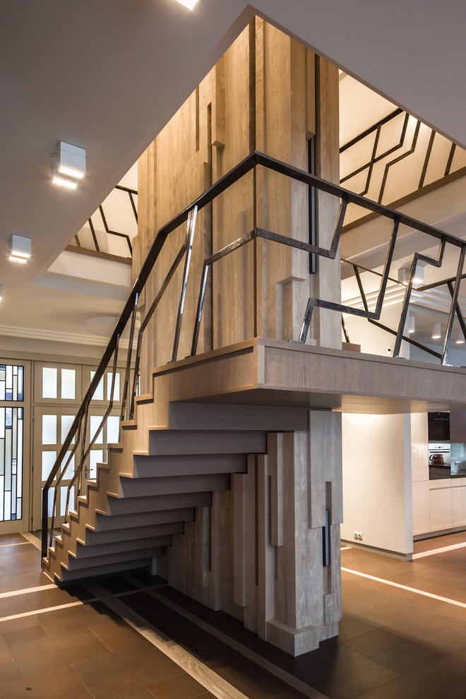 Совремнный интерьер с элементами арт-деко