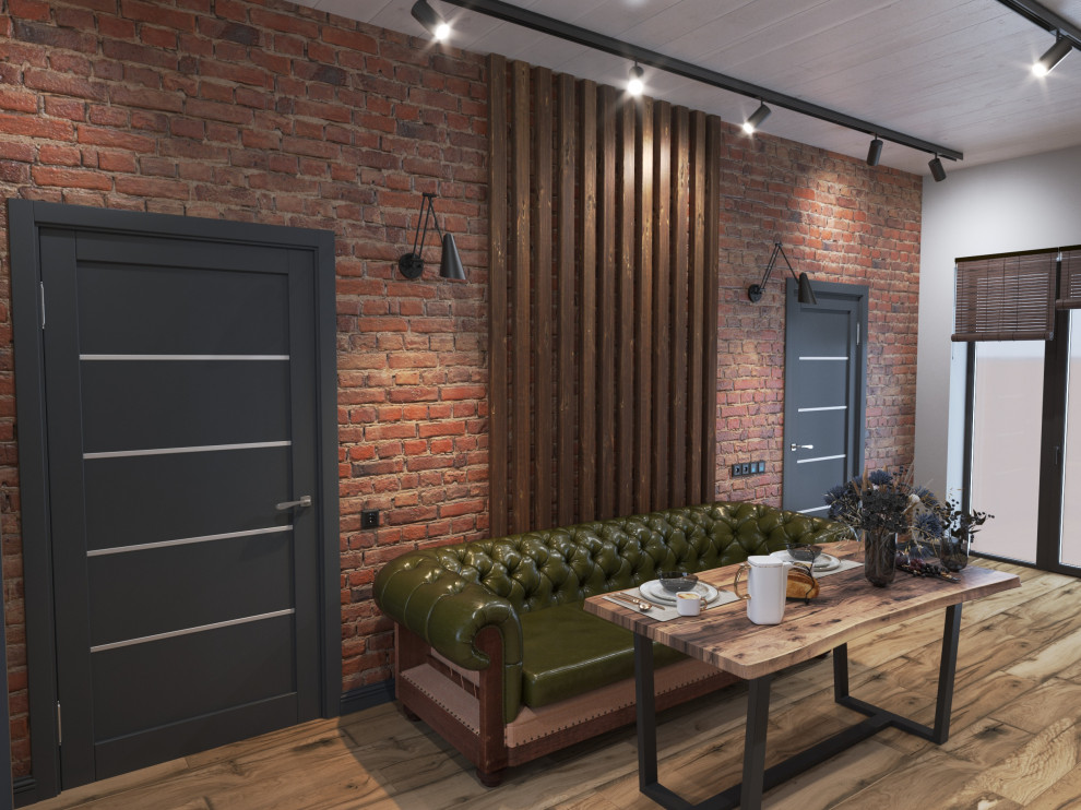 Дизайн проект кухня-гостиная