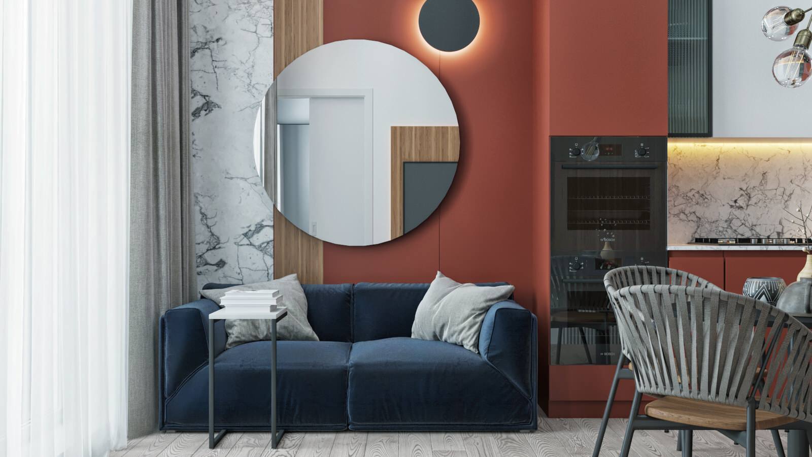 Яркая однушка