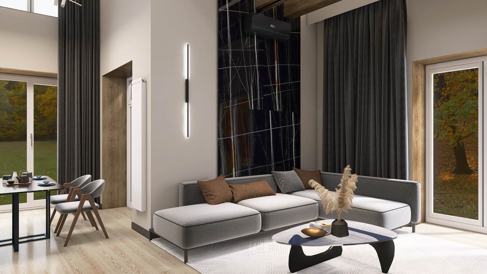 Дизайн загородного дома в г. Омск