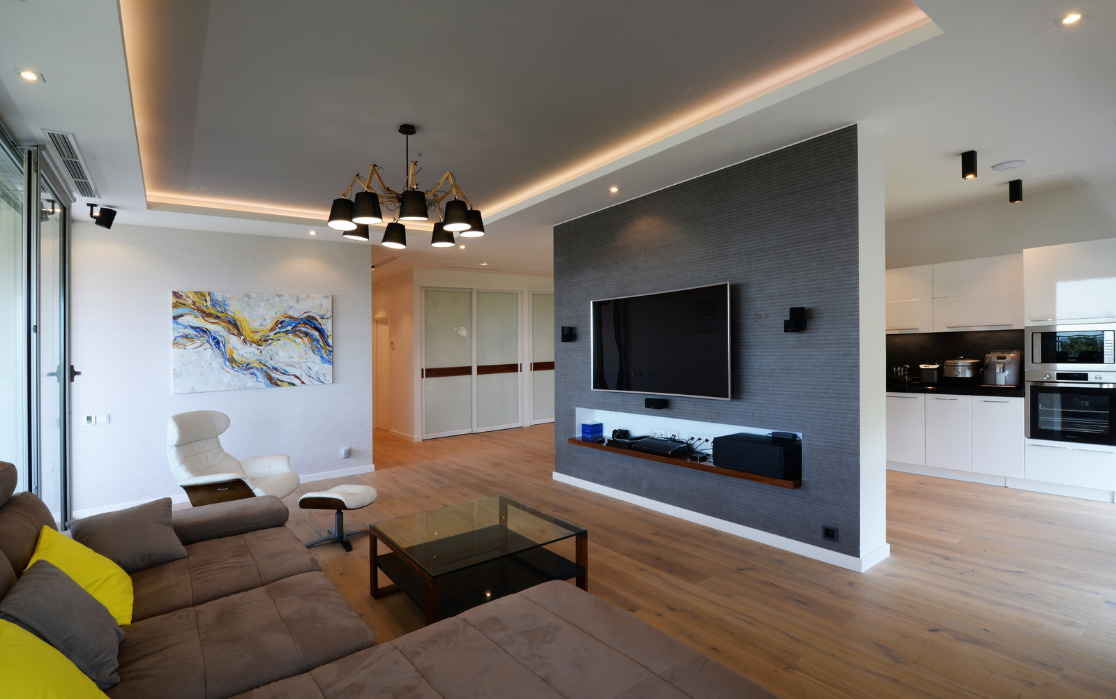 Обложка проекта: Квартира в современном стиле 170 м/кв