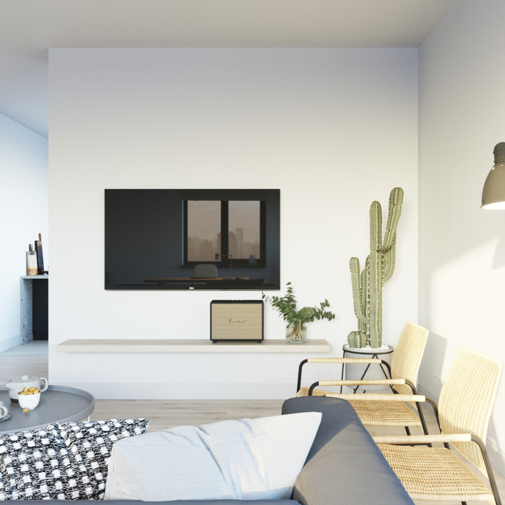 Лаконичная квартира в светлых тонах