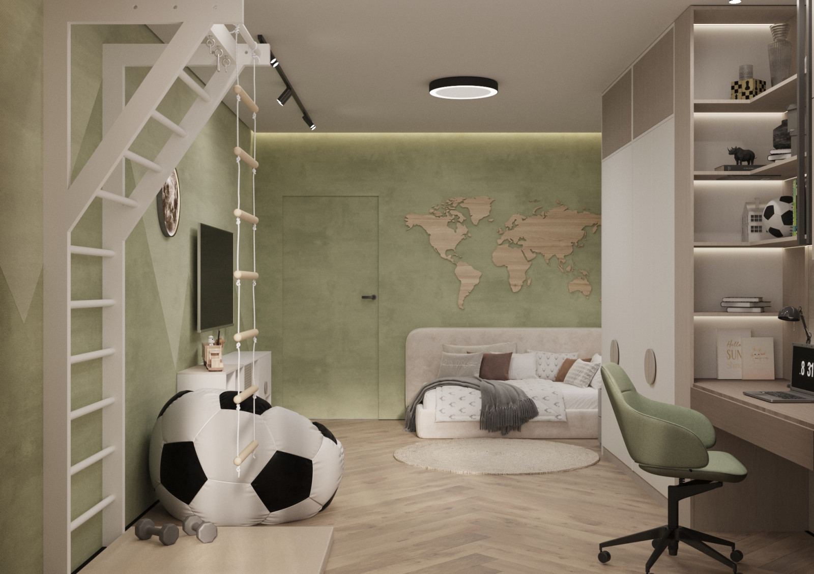 Дизайн-проект для семьи с ребенкои