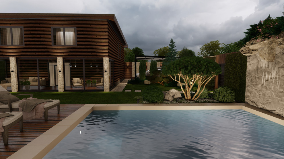 Сад: "Вечнозеленый оазис"