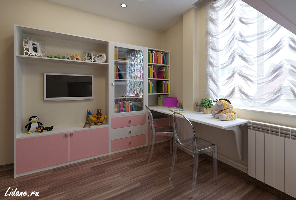 Детская комната для двух сестер. г. Москва.