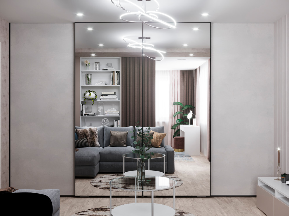 Обложка проекта: Спальня-гостиная