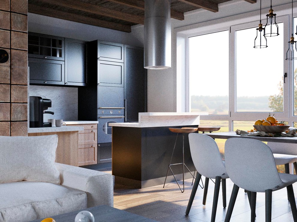 Проект интерьера таунхауса во Владивостоке по ул. Лесная, Заря