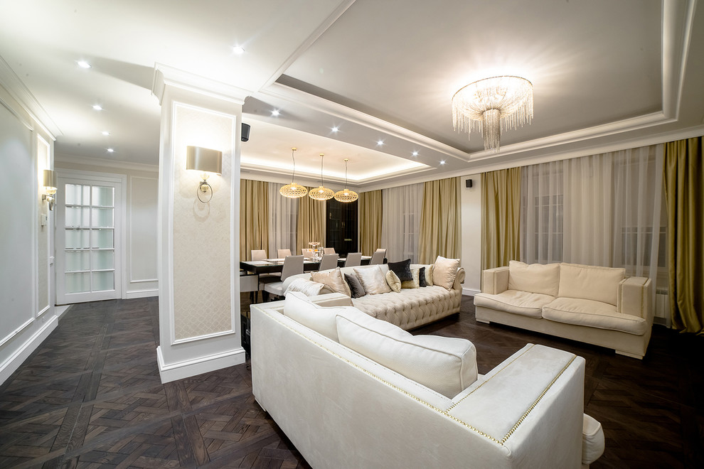 Ремонт пятикомнатной квартиры 210 кв.м в стиле неоклассика