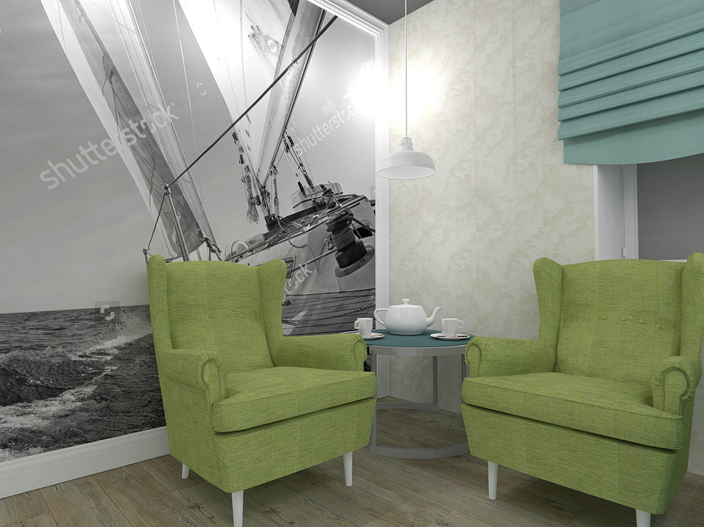 Кабинет в морском стиле