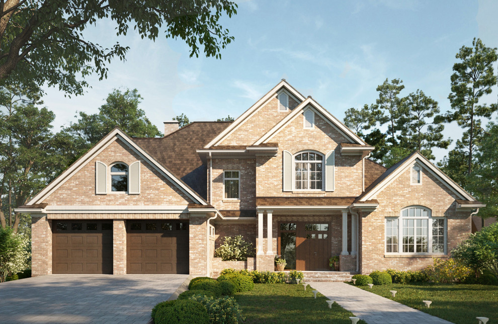 Обложка проекта: Жилой дом в американском стиле