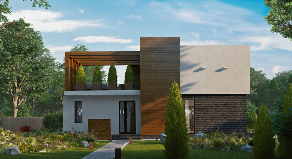 Современный загородный дом