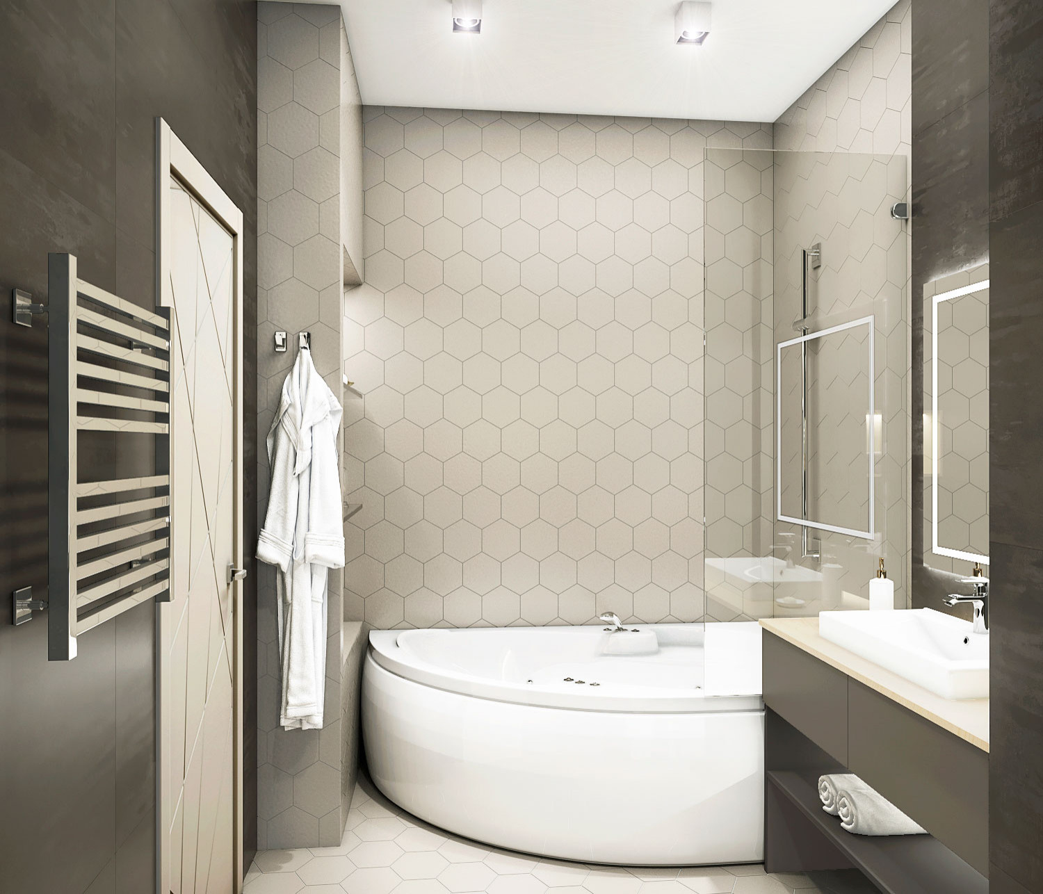 Трёхкомнатная квартира в ЖК "Империал"