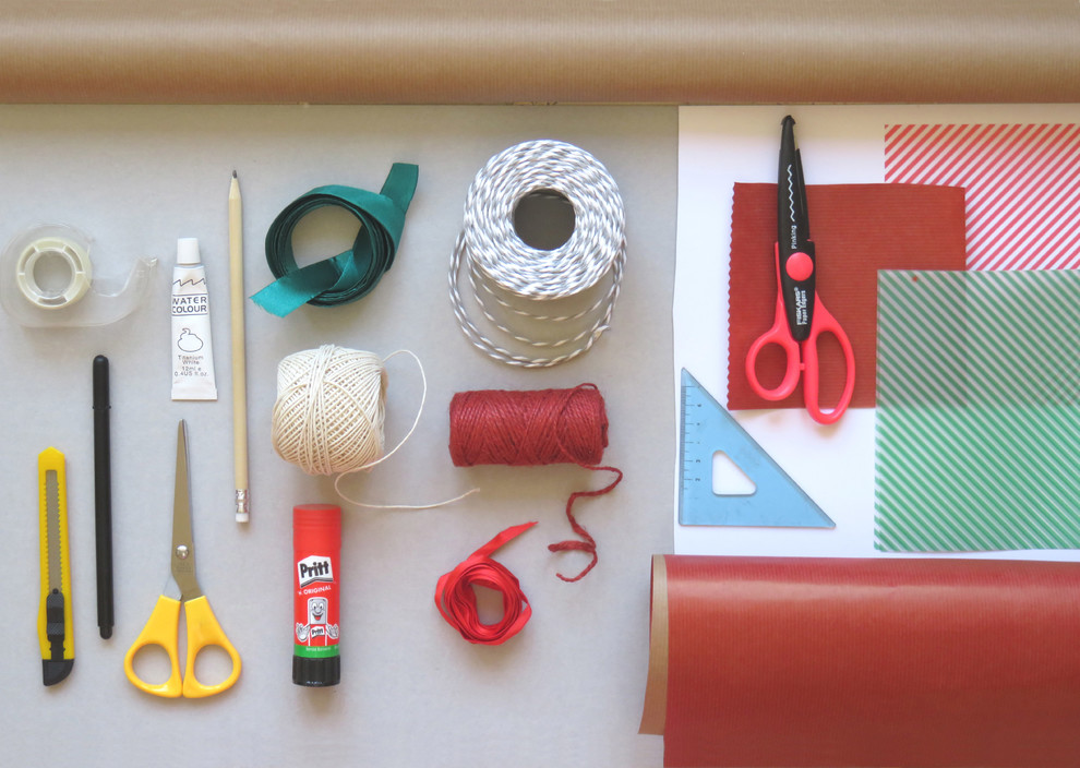 Cвоими руками: Как упаковать подарок на Новый год в крафт-бумагу