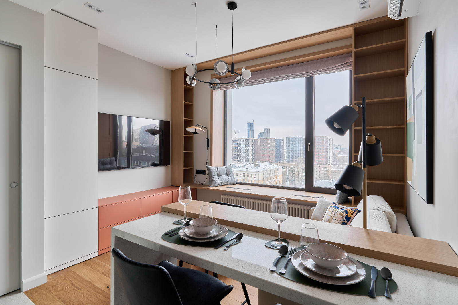 Евро 2к квартира 41 кв/м в ЖК «Headliner», г.Москва