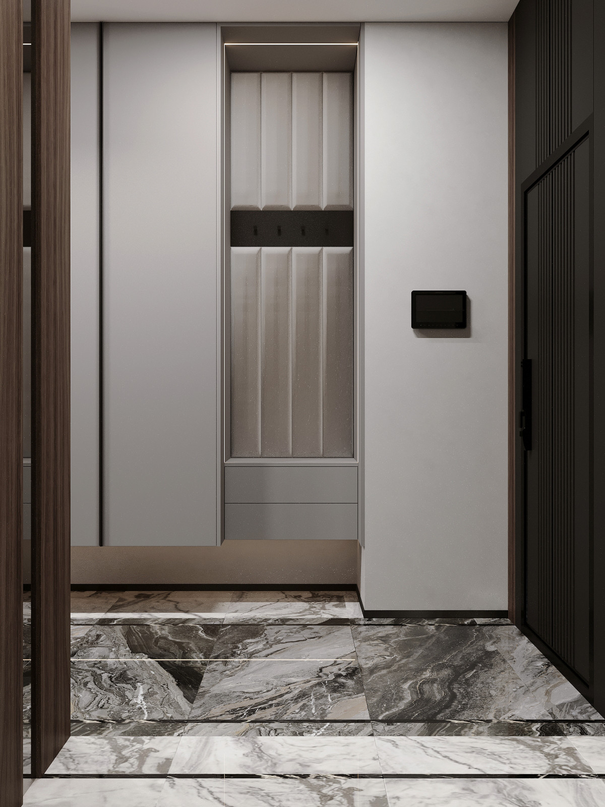 Интерьер в ЖК "Западный порт"