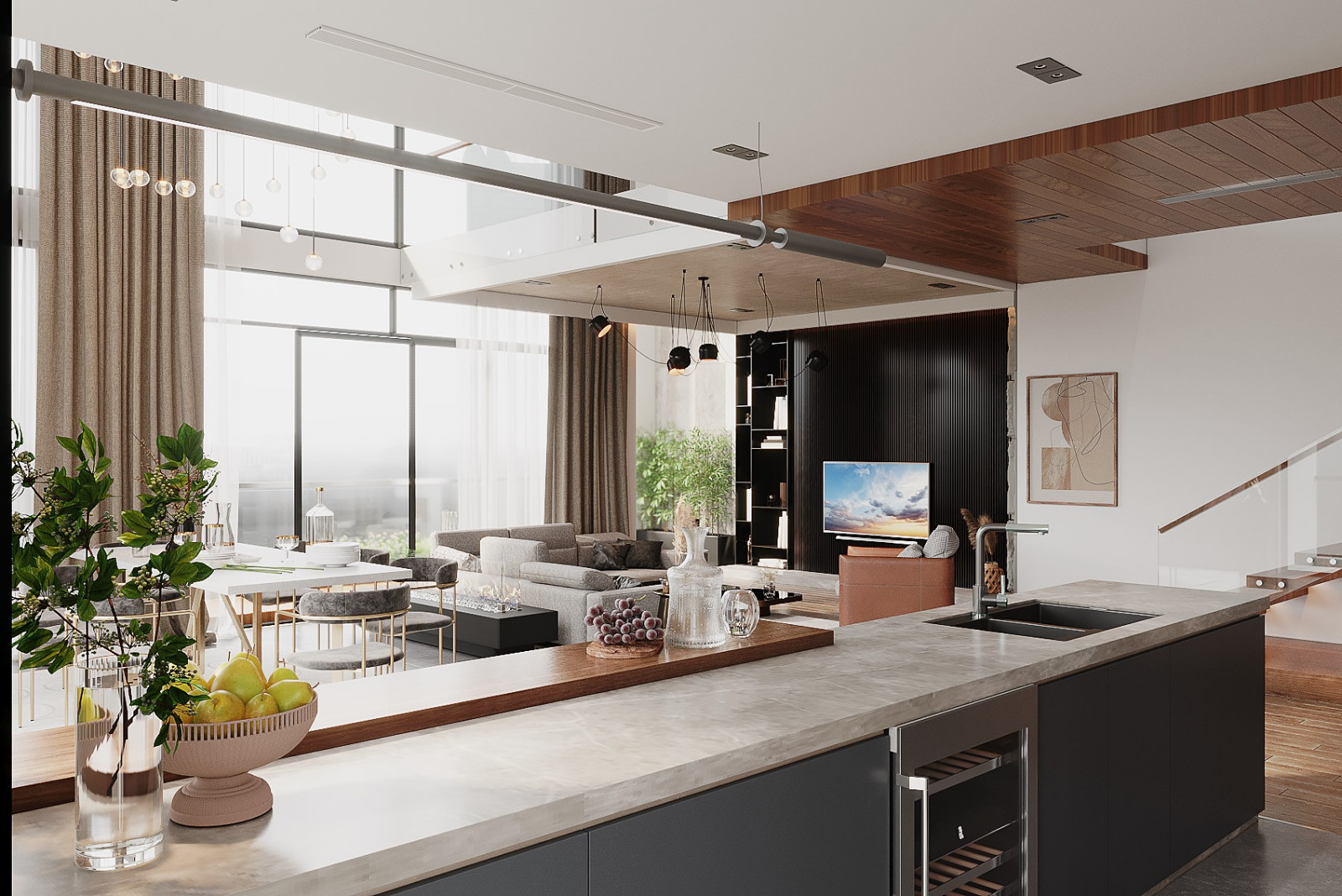 Дизайн загородного дома в Жуковке