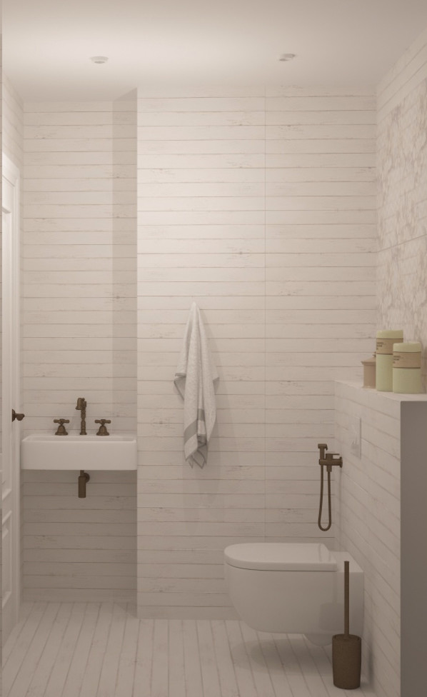 Обложка проекта: Современная классика 60кв.м ЖК Клевер-парк г.Тюмень 2018г.