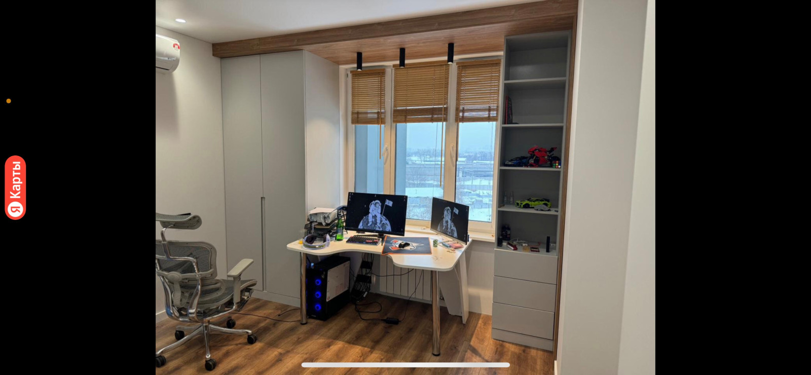 Обложка проекта: Деревянные жалюзи в квартире ЖК Сердце Столицы