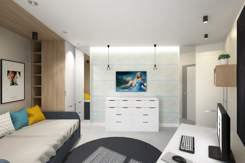 Обложка проекта: Двушка в серых оттенках