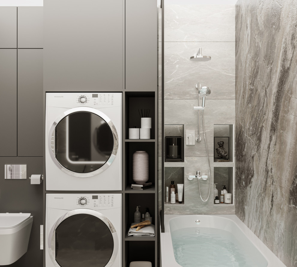 Двухкомнатная квартира в стиле хай-тек