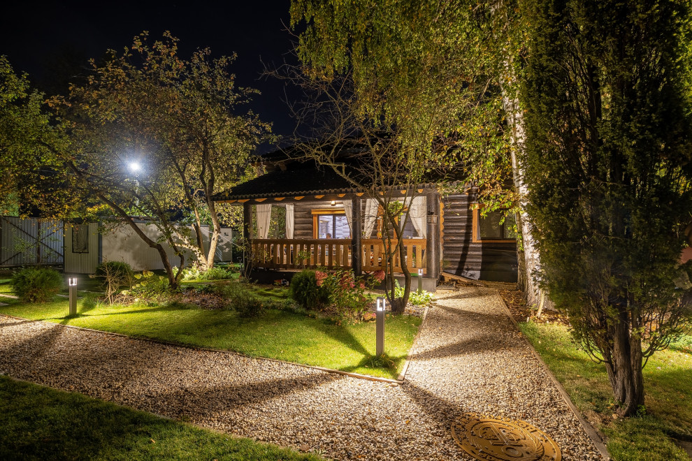 Ландшафтное освещение участка по Киевскому ш.