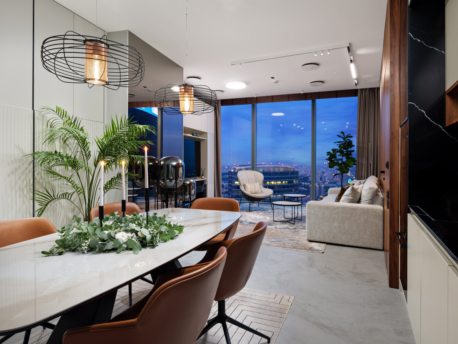 Рекламная фотосъемка апартамента в башне "Нева"