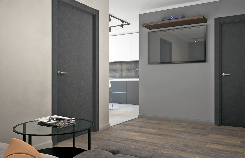 Современная однокомнатная квартира для молодого человека.