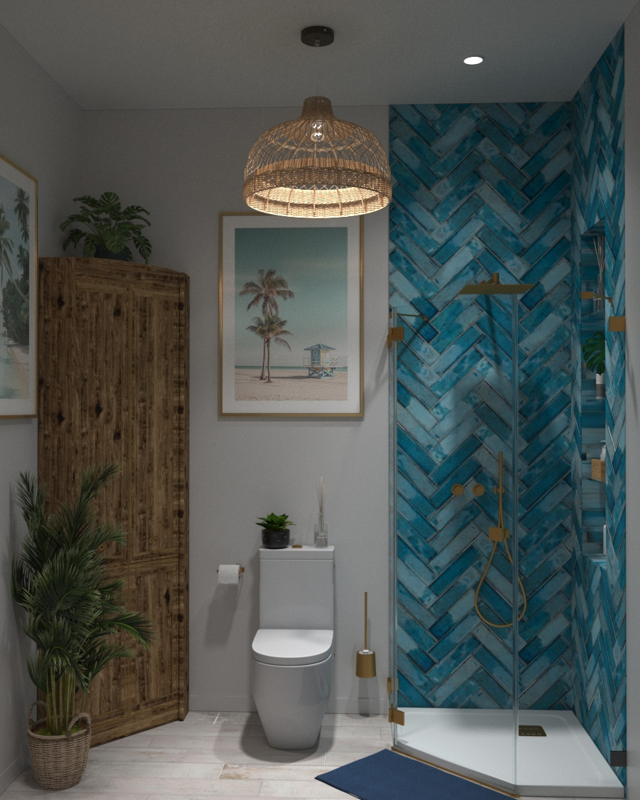 Обложка проекта: Coastal bathroom
