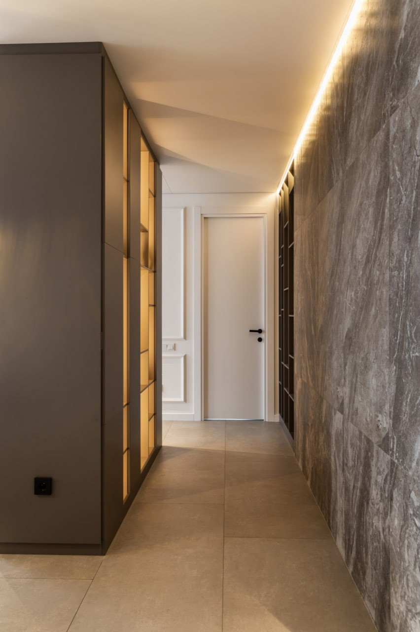 Квартира в серых тонах