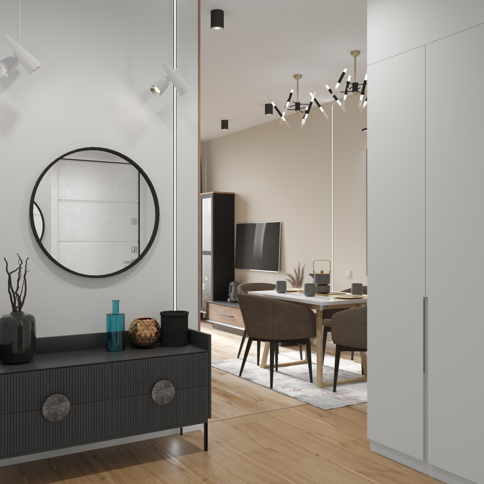 Обложка проекта: Проект в ЖК Серебрянный фонтан 42 м2