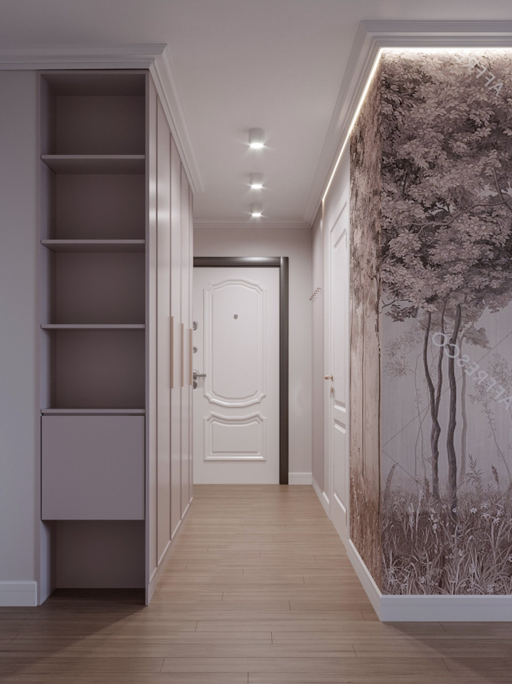 Дизайн проект квартиры "Пудра"