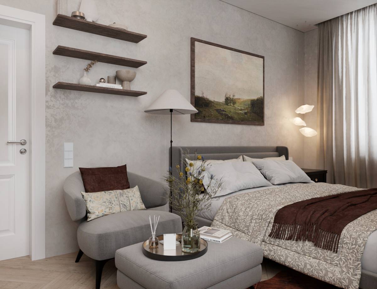 Обложка проекта: Спальня "Скандинавские ландшафты"