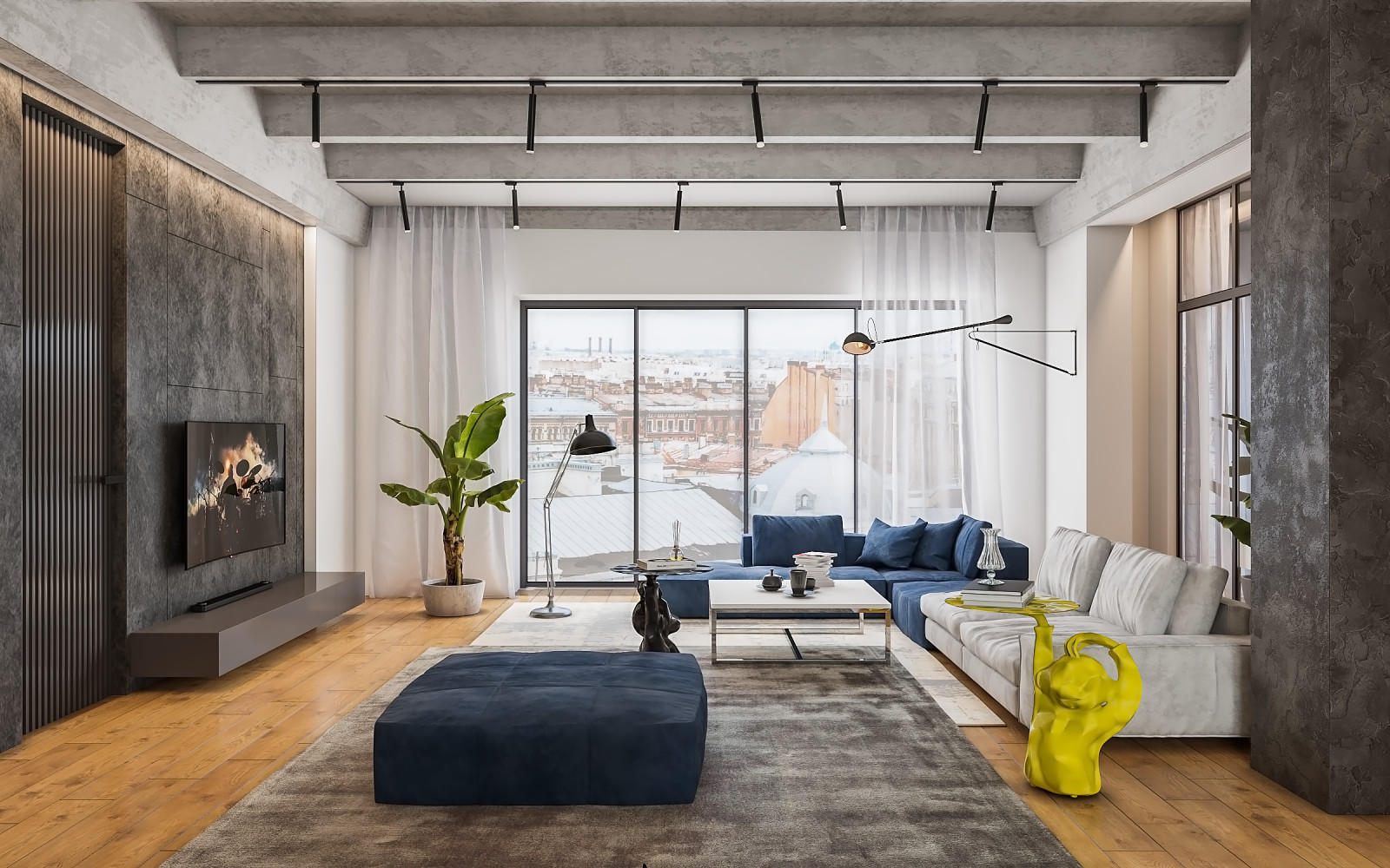 Учебная визуализация проекта студии cartelledesign.com