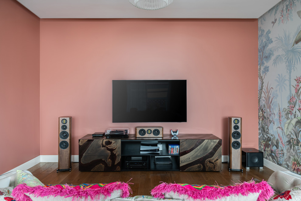 Акустическая система в гостиной