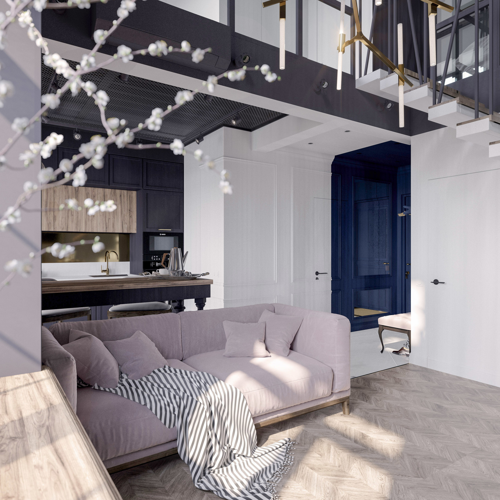 Двухуровневая квартира ЖК Пятницкие кварталы