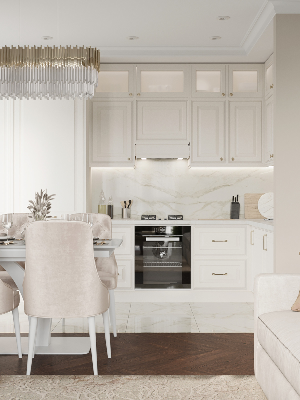 Обложка проекта: Дизайн-проект квартиры в стиле современная классика