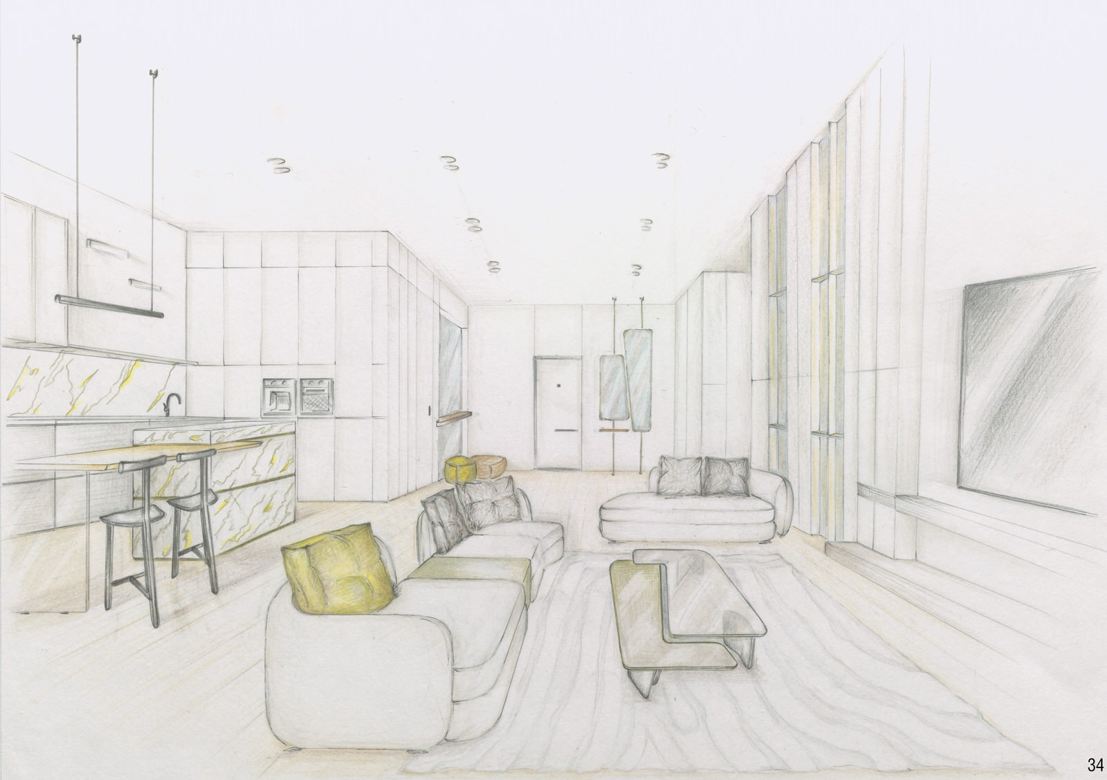 Secret Place. Эскизный проект (ручная подача)