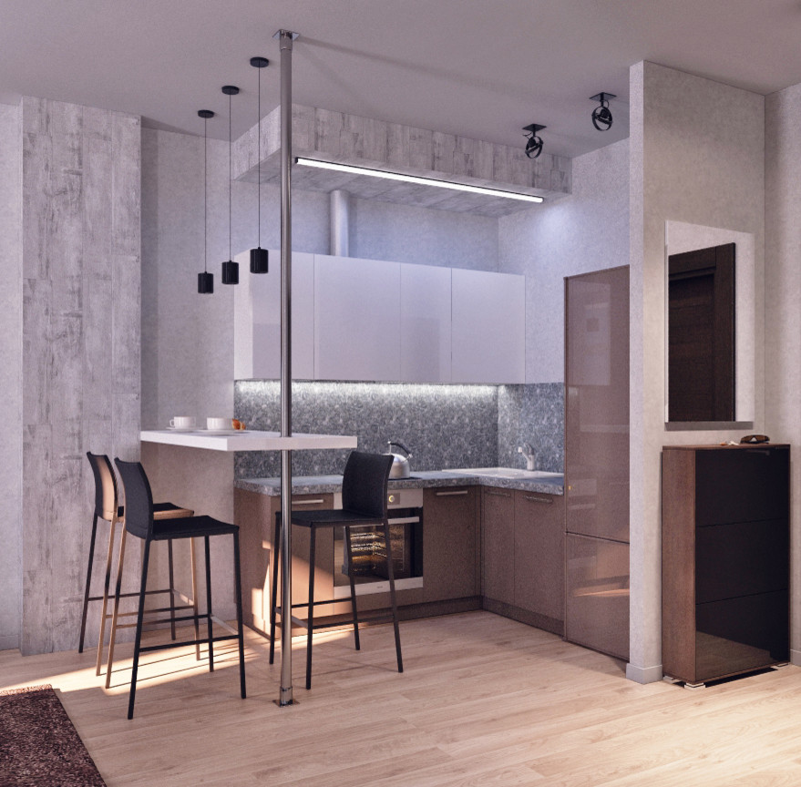 Квартира-студия в современном стиле