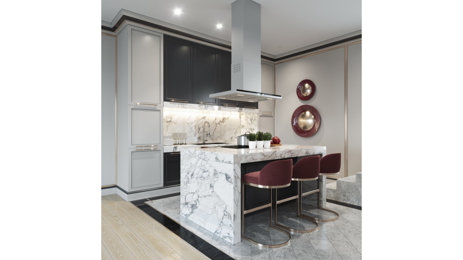 Дом в сосновом бору. Дизайн-проект трёхэтажного частного дома. Пермь