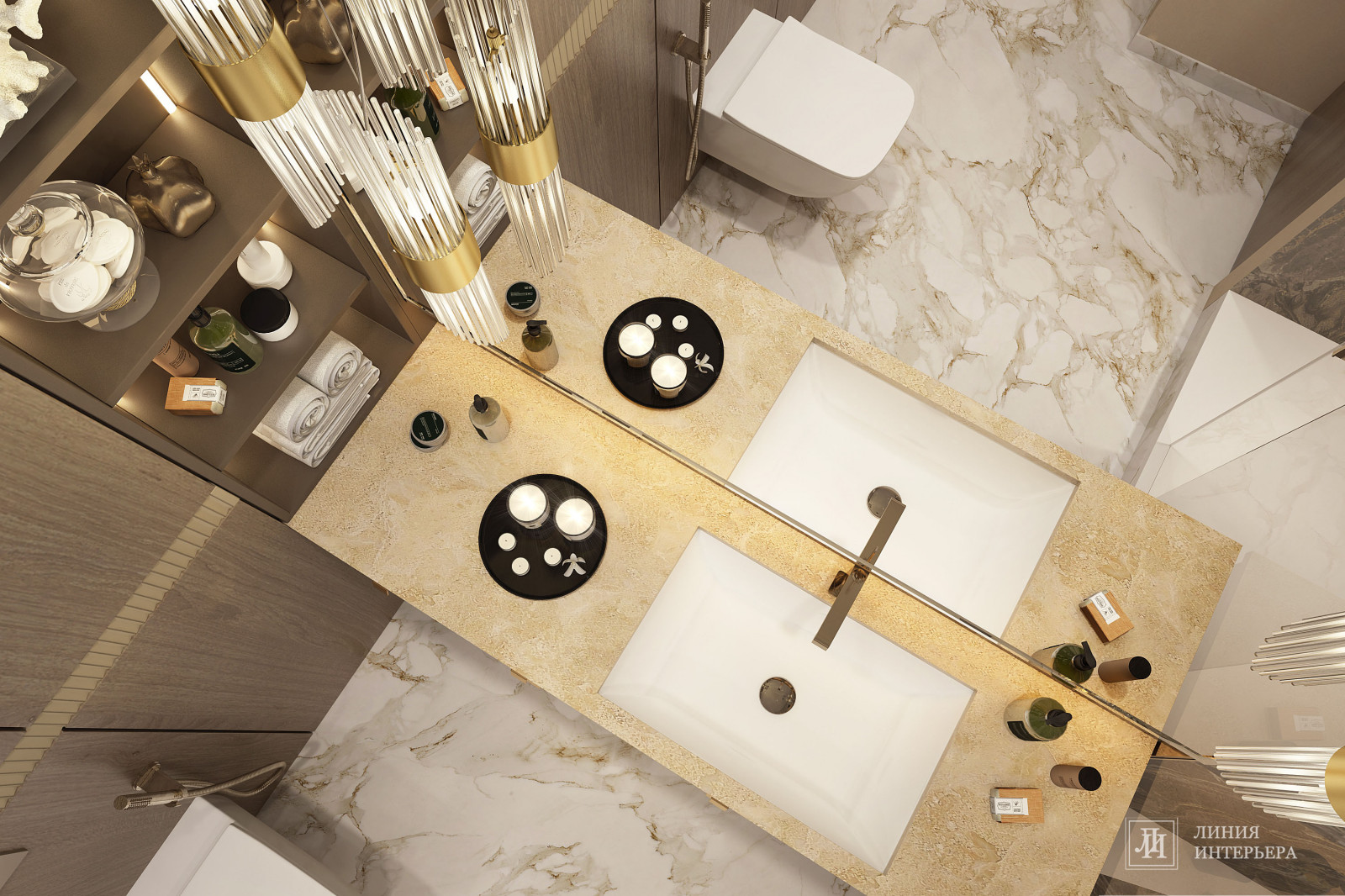 Дизайн интерьера 2-х уровневой квартиры