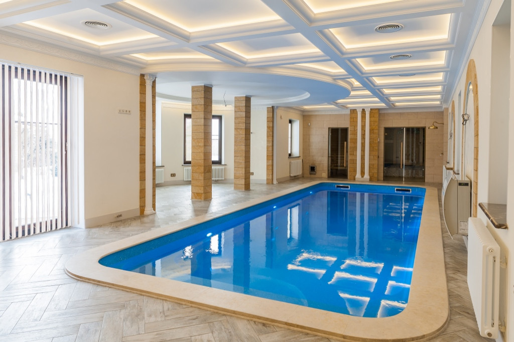 Обложка проекта: Композитный бассейн, сауна, хамам