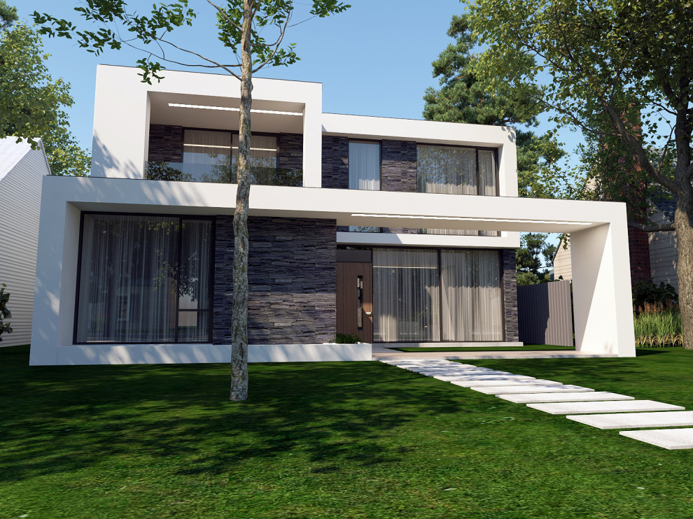 Обложка проекта: Дом в стиле минимализм