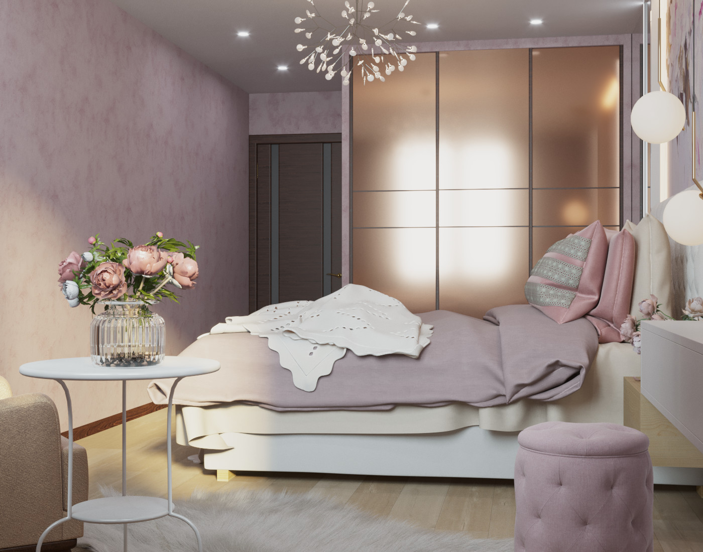 ЖК Бриз 3-х комнатная квартира (Дизайн проект)