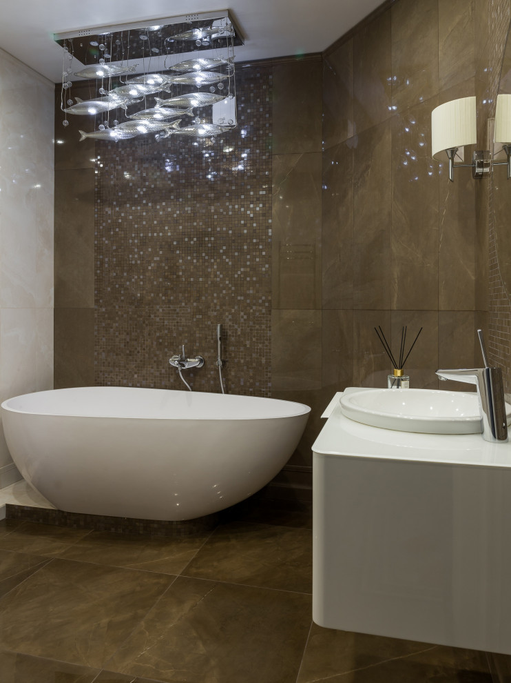 Квартира с сочными акцентами в Неоклассике