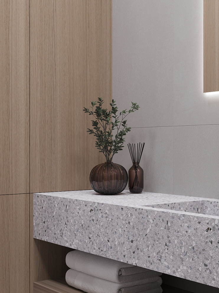 Обложка проекта: Ванная комната 4 кв.м. ЖК Европейский